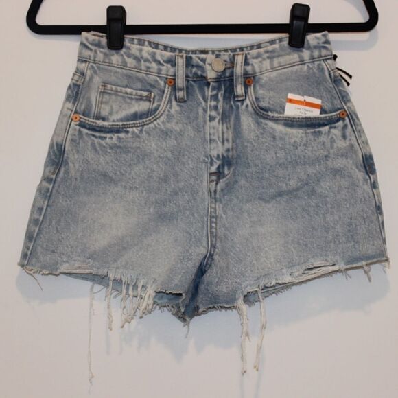 NEW BLANK NYC The Reeve Ultra High Rise Jean Shorts Women Size 25 - Picture 5 of 13